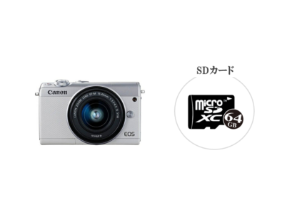 CANON EOS M100 レンズキット ホワイト ミラーレス一眼