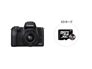 CANON（キヤノン ）EOS Kiss M レンズキット ブラック ミラーレス一眼