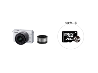 格安レンタル] CANON（キヤノン） EOS M10 ダブルズームキット 2泊3日～