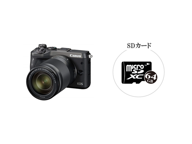 格安レンタル] CANON（キヤノン） EOS M6 ダブルズームキット 2泊3日～