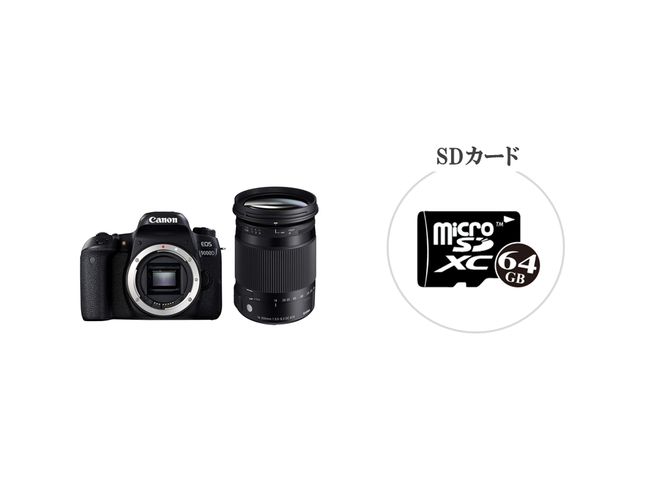 【canon】ズームレンズセット 9000D デジタル一眼レフカメラ EOS9000Dカメラ