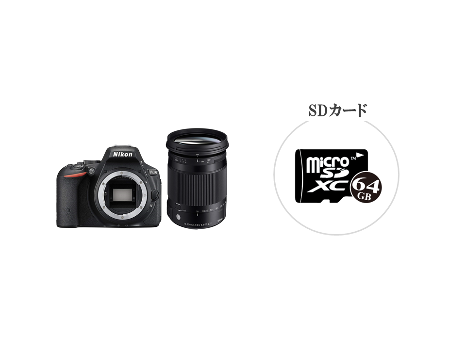 Nikon D5500 レンズ付 SIGMA 17-50F2.8Nikon