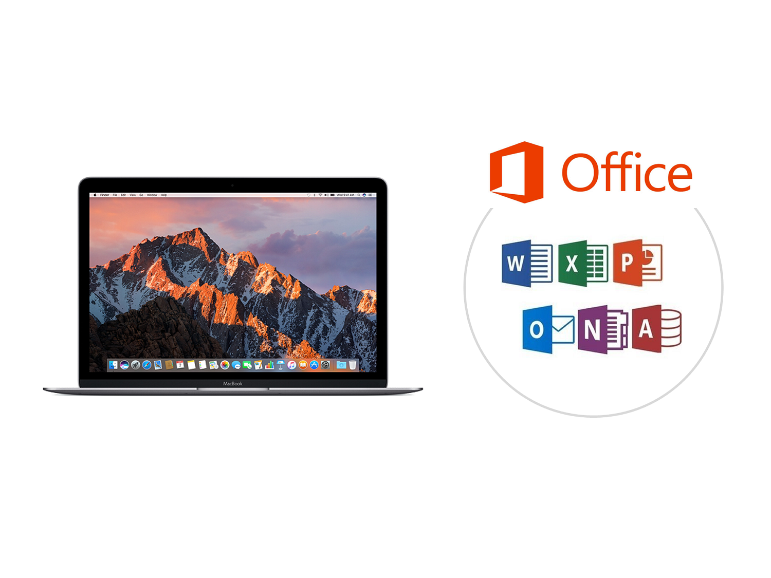 オフィス付き MacBook 12インチ 2泊3日～ Mac OS/SSD/webカメラ 