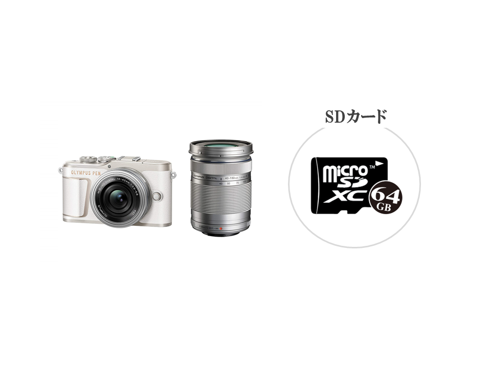 OLYMPUS PEN E-PL10 EZダブルズームキット ミラーレス一眼 2泊3日 